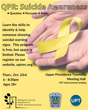 QPR: Suicide Awareness Seminar
