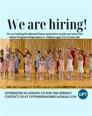 Dance Instructors Now Hiring