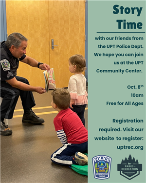 Story time with UPT PD