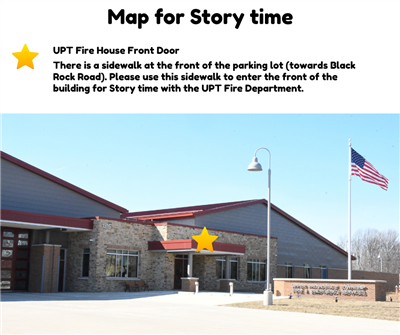 Front door of firehouse